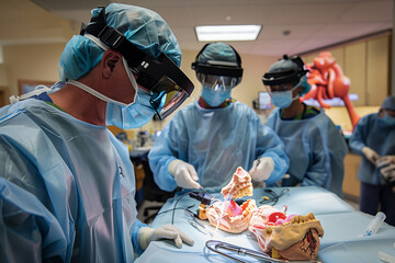 Surgical Training Simulations: Develop highly realistic holographic simulations where medical students and practicing surgeons can practice intricate surgical techniques, interact