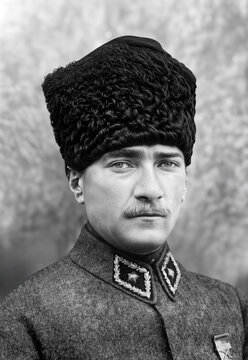 Mustafa Kemal Atat&uuml;rk - Revised Portrait Photo  (Generated AI)