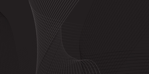 Abstract black background. Dark abstract background with flowing particles. Digital future technology concept. vector illustration. Abstract polygonal space low poly dark background, 3d rendering