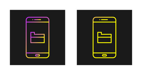 Obraz premium Folders Vector Icon