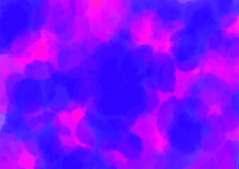 水彩調の模様　パープル　ブルー　派手　サイケデリック　ロック　バック　背景