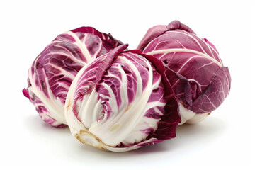 Fototapeta premium radicchio isolated on white background