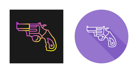 Revolver Vector Icon