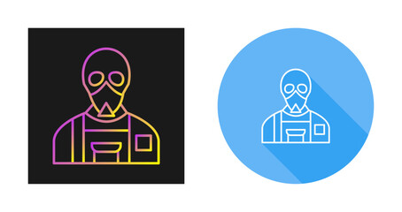 Gas Mask Vector Icon