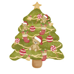 decorated christmas tree