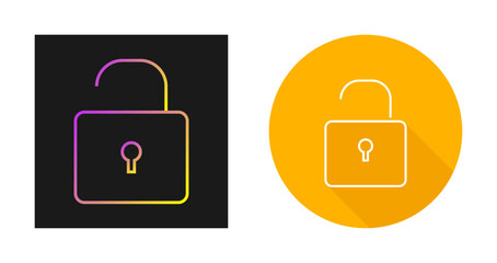 Open Lock Vector Icon