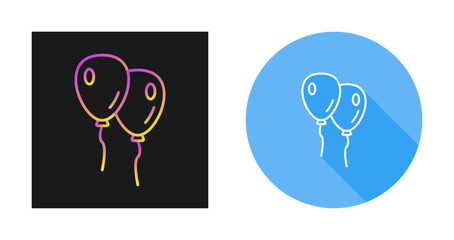 Balloons Vector Icon