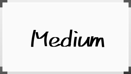 Medium のホワイトボード風イラスト