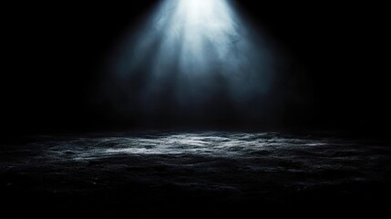 A dark wallpaper with a spotlight creates a dramatic effect, suitable for presentations or artistic displays..