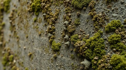 Candid Photography of Mold and Mildew Textures on Old Concrete Walls for Documentary Use