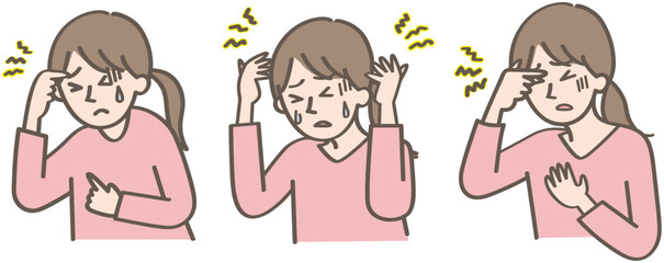 頭痛を感じる人