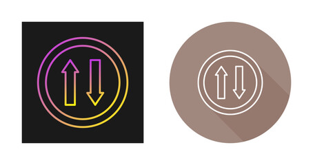 Traffic Sign Vector Icon