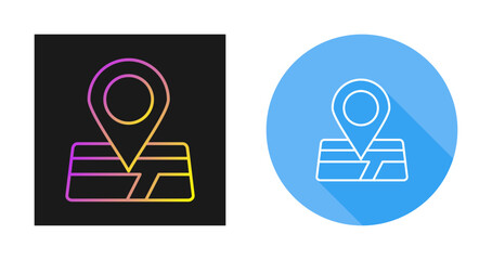 Fototapeta premium Location Vector Icon