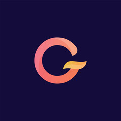 Fototapeta premium Letter G logo design. Creative Initial letter G logo. Letter G symbol, Letter G business