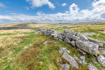 The area surrounding Belstone Tor in Dartmoor National Park, Devon, United Kingdom