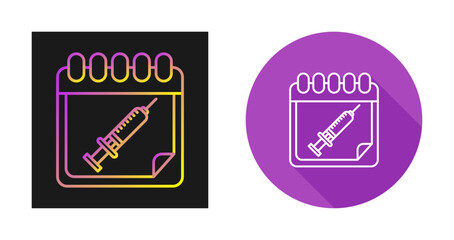 Vaccine Time Vector Icon