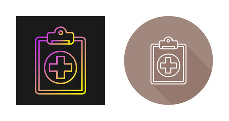 Naklejka premium Clipboard Vector Icon