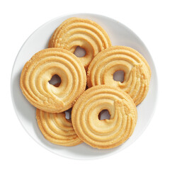Shortbread ring cookies