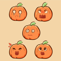 Helloween pumpkin emote bundle