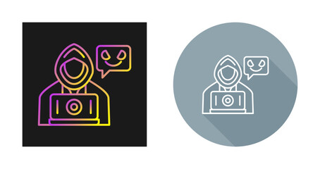 Cyber Attack Vector Icon