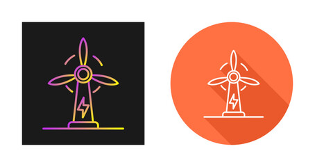 Wind Power Vector Icon