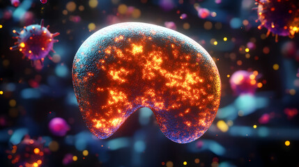 3d medical illustration showcasing progression of liver disease from healthy organ to fatty liver fibrosis cirrhosis and cancer using vivid colors and detailed textures