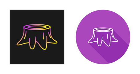 Stump Vector Icon