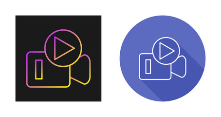 Live Streaming Vector Icon