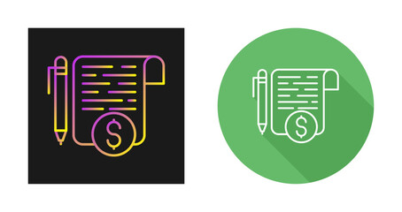 Paid Article Vector Icon