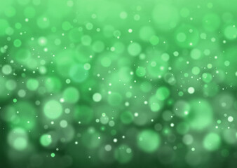 Fototapeta premium キラキラ 玉ボケ 素材 光る ファンタジー 神秘的 抽象的 エフェクト キャンペーン ポスター