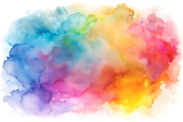 Vibrant watercolor abstract background with blended colors