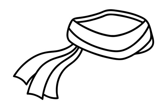 recommend clip art: 
                    
                    Scarf line art vector, scarf muffler cloth icon, scarf outline coloring book page 
                    