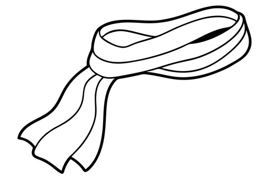 recommend clip art: 
                    
                    Scarf line art vector, scarf muffler cloth icon, scarf outline coloring book page 
                    