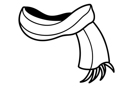 recommend clip art: 
                    
                    Scarf line art vector, scarf muffler cloth icon, scarf outline coloring book page 
                    