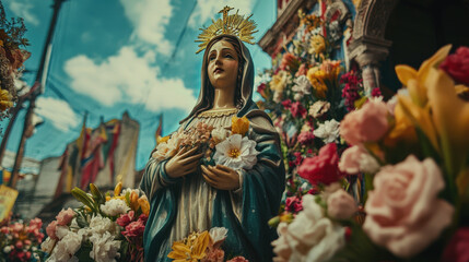 Fototapeta premium St. Cecilia's Day in Mexico. a holiday in Mexico