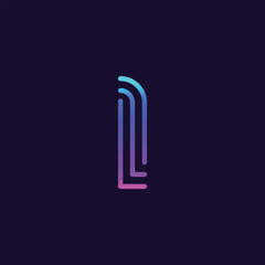 Letter i logo design, i alphabet logo design business logo vector template
