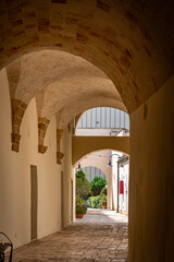 Fototapeta premium Centro de la ciudad de Brindisi, Puglia, sur de Italia