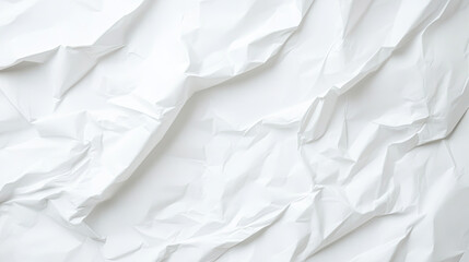 Obraz premium Paper texture background&nbsp;Crumpled White on Top view