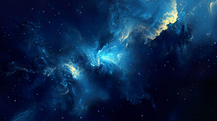 Fototapeta premium Dark blue abstract galaxy background stars space galaxy