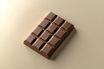 A beautifully designed mockup of a chocolate package resting on a smooth, light surface