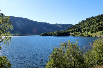 Naklejka premium Lake
