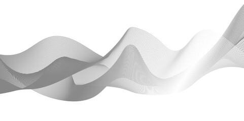 Geometric flow isolated science curve energy black and gray line blend web technology smooth futuristic. vector science bright frequency technical beautiful digital stripe line modern background.