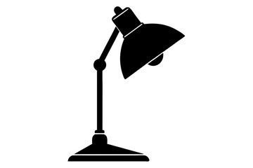 Table Lamp | vector silhouette illustration on white background