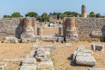 Parc archéologique de Paestum, Italie