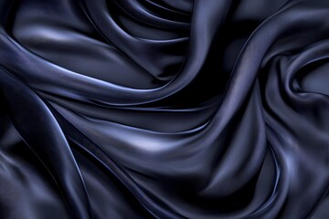 Fototapeta premium Elegant Deep Navy Fabric Background for Professional Use