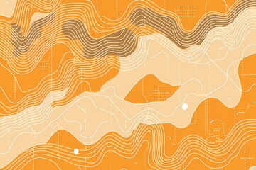 Bold Mustard Yellow Retro Background Design