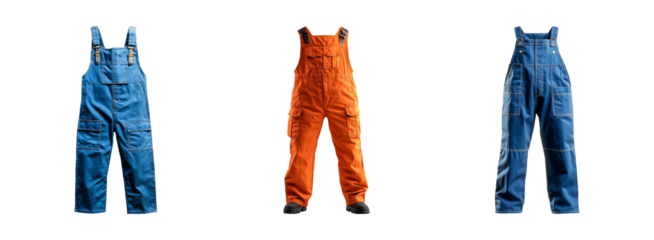 Isolated Work Pants on Transparent Background