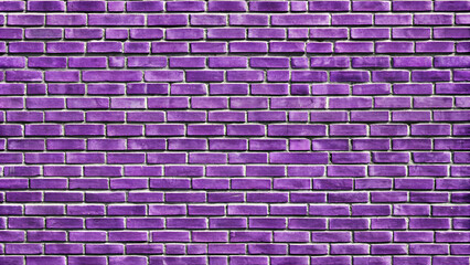 Textured backdrop featuring a vibrant purple brick wall, offering a unique and colorful architectural element ideal for creative projects needing a solid construction background.