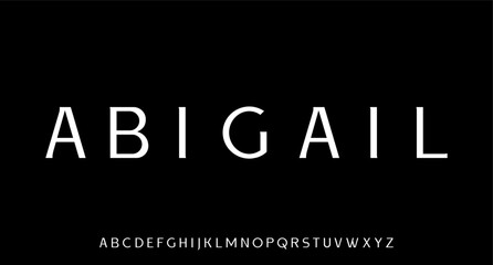 abigail  the luxury and elegant font glamour style	
