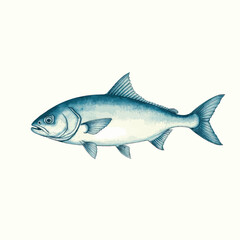 Fototapeta premium Bluefish Illustration 